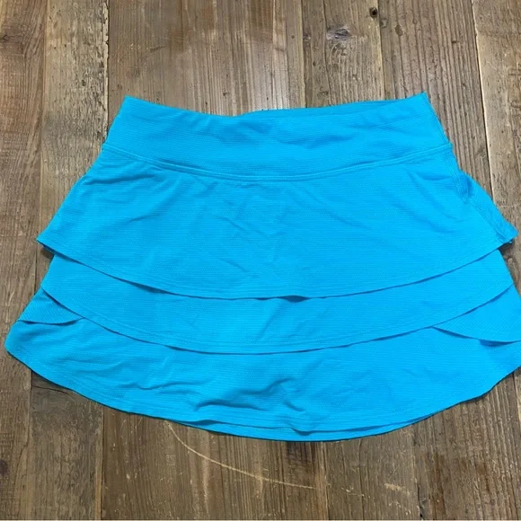 Athleta Girl Swing Skort Aqua Blue Medium (8-10) - Picture 9 of 9